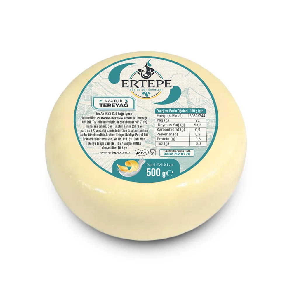 Yuvarlak Tereyağ 500GR
